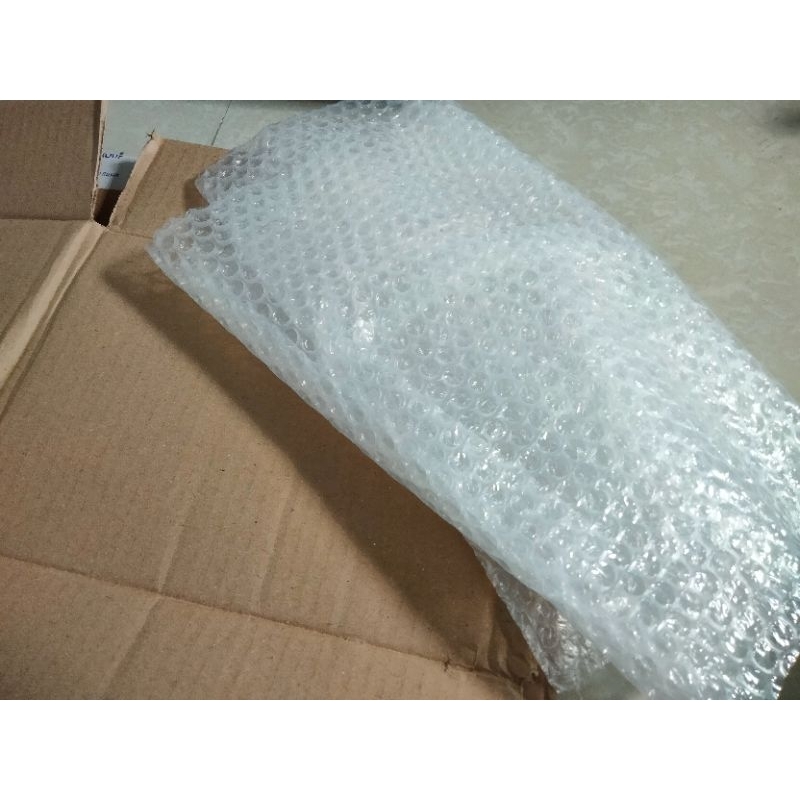 

Tambahan packing bubble wrap & karton bekas