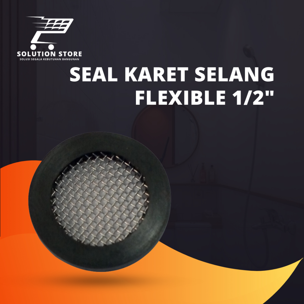 Karet untuk selang fleksibel 1/2 inch-seal karet selang shower flexible 0.5 inch rubber silikon