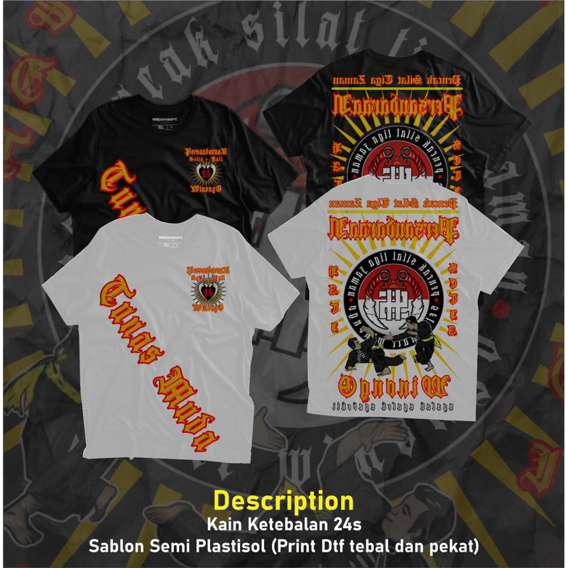 Kaos Persaudaraan Setia Hati Winongo Emas Muda Kaos Winongo Desain Distro