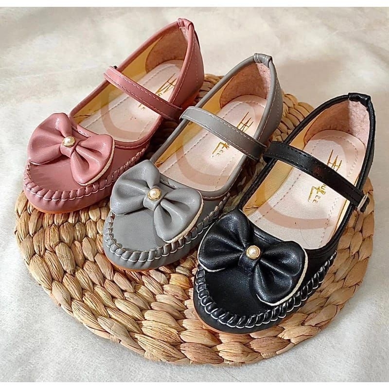 Sepatu Anak Perempuan uk 22-35 - Sepatu Balet - Wedges - Sepatu Rajut