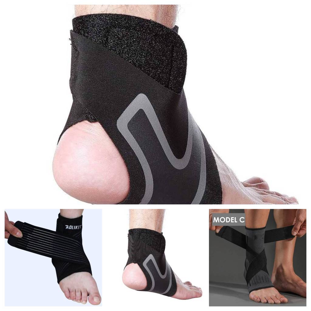 Deker Engkel Kaki Olahraga 1 Pcs Terapi Keseleo Cedera Sepak Bola Voli Futsal Volly Fitnes Sport