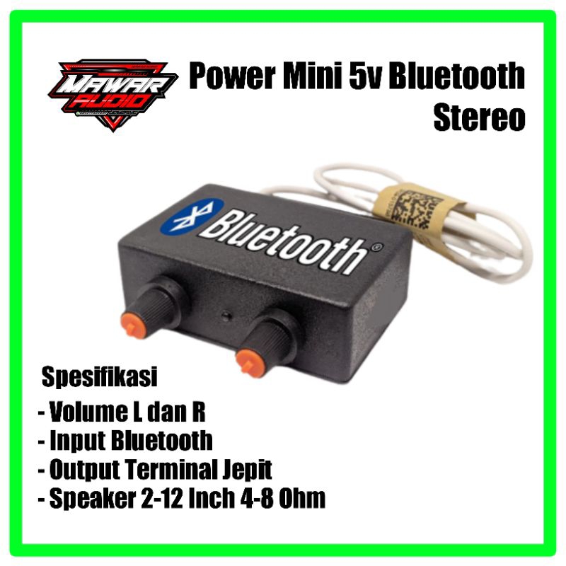 COD | AMPLIFIER MINI 5 VOLT BLUETOOTH POWER MINI 5 VOLT STEREO