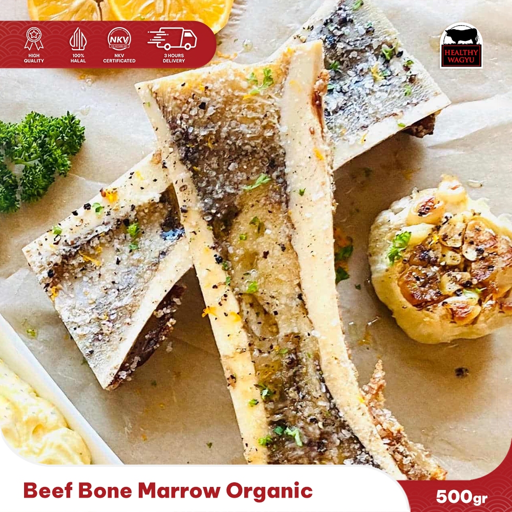 

Beef Bone Marrow Organic Tulang Sumsum Belah Panjang Healthy wagyu