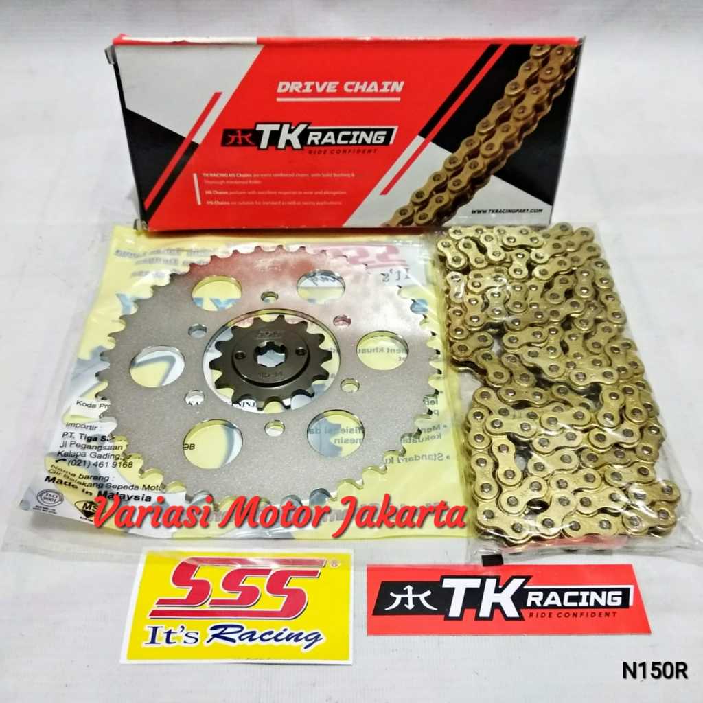 Gear Set SSS Ninja 150 R Ninja 150 RR 415 HSL Gold