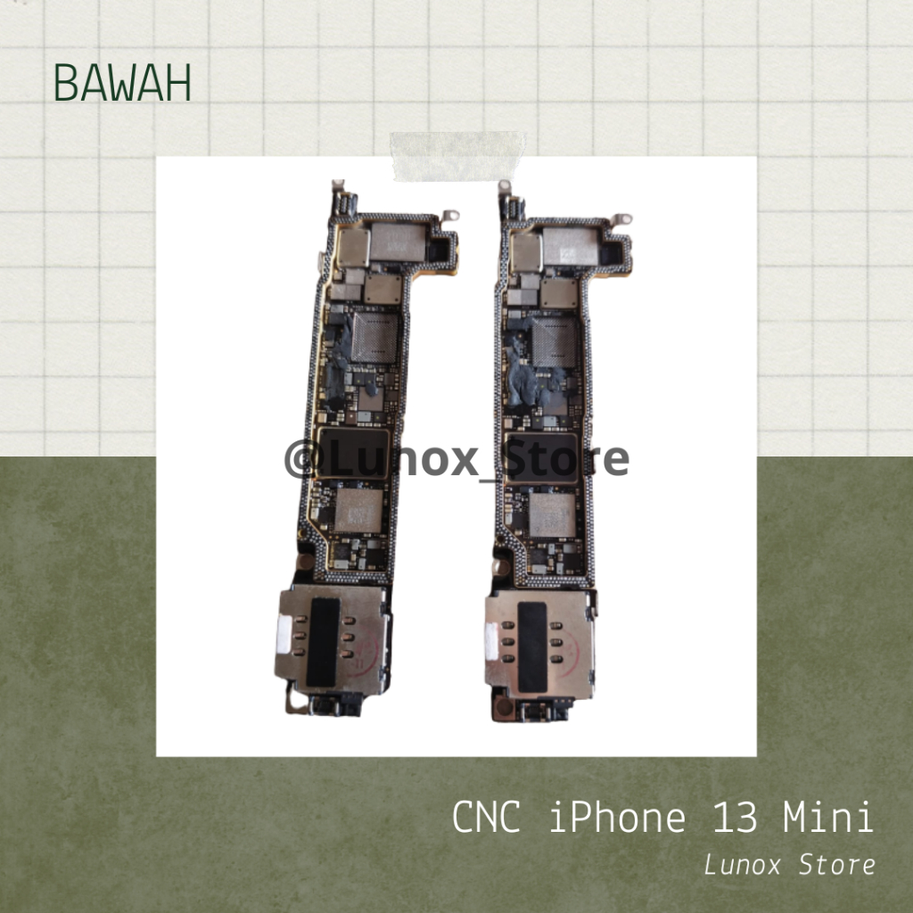 Mesin CNC iPhone 13 Mini Board Bawah