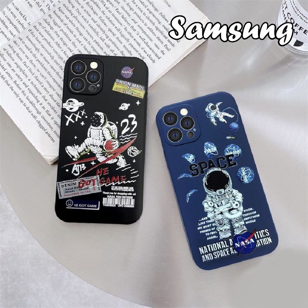 SPACE Astronaut Case VIVO Y35 Y16 Y15S Y01 Y75 T1 5G Y21 Y21S Y33S Y20 Y20S Y12S Y50 Y30 Y30i Y51 20