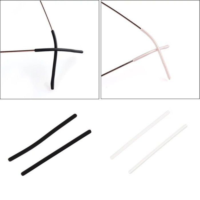 Karet KACAMATA pelindung telinga Tangkai TIPIS ANTI SAKIT -KT3