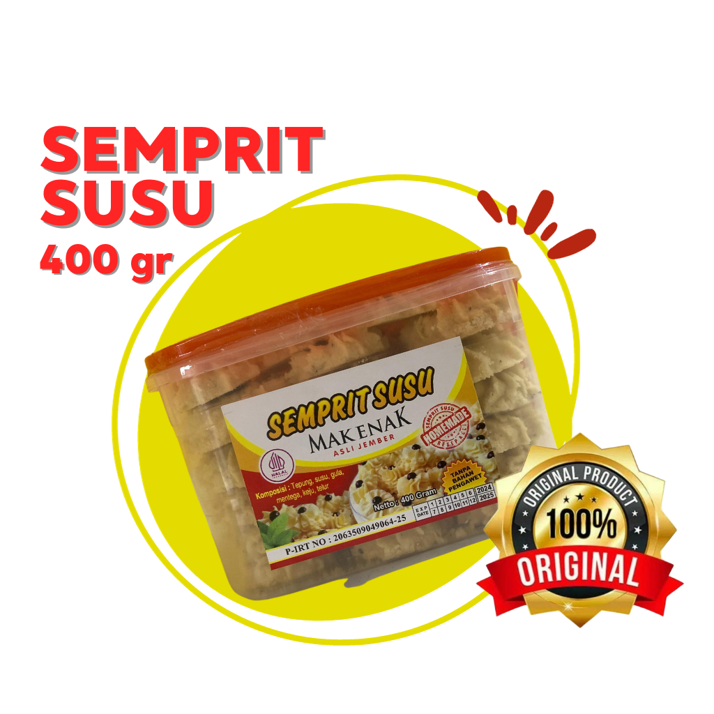 

SEMPRIT SUSU 400 GRAM - MAK ENAK ASLI JEMBER OFFICIAL STORE