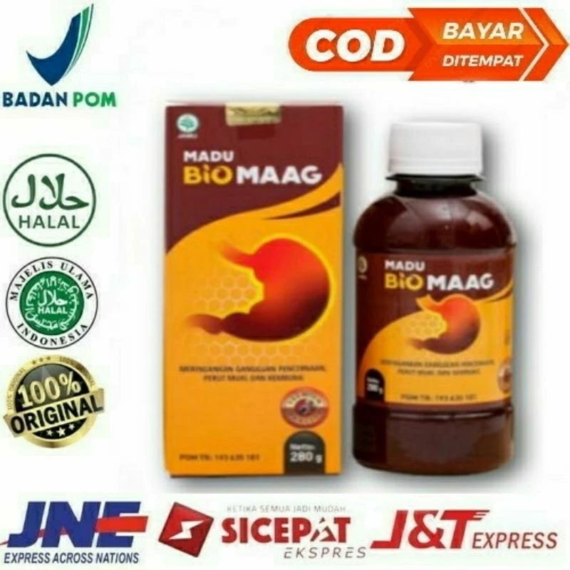 Madu Biomag Asli Original Madu Herbal Khusus Mengatasi Masalah Lambung