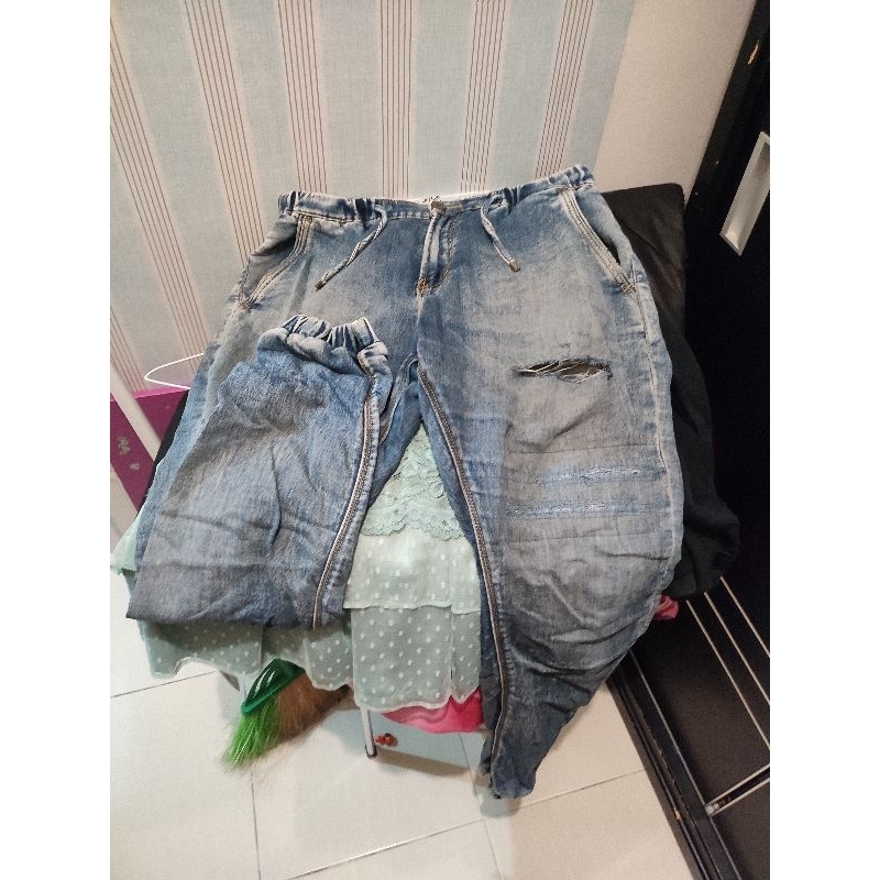 Celana Jogger denim lois size 34