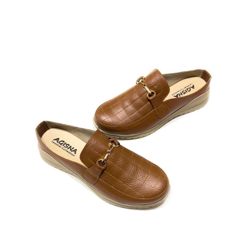 tutong kulit sapi asli untuk wanita sepatu papirut Garut asli