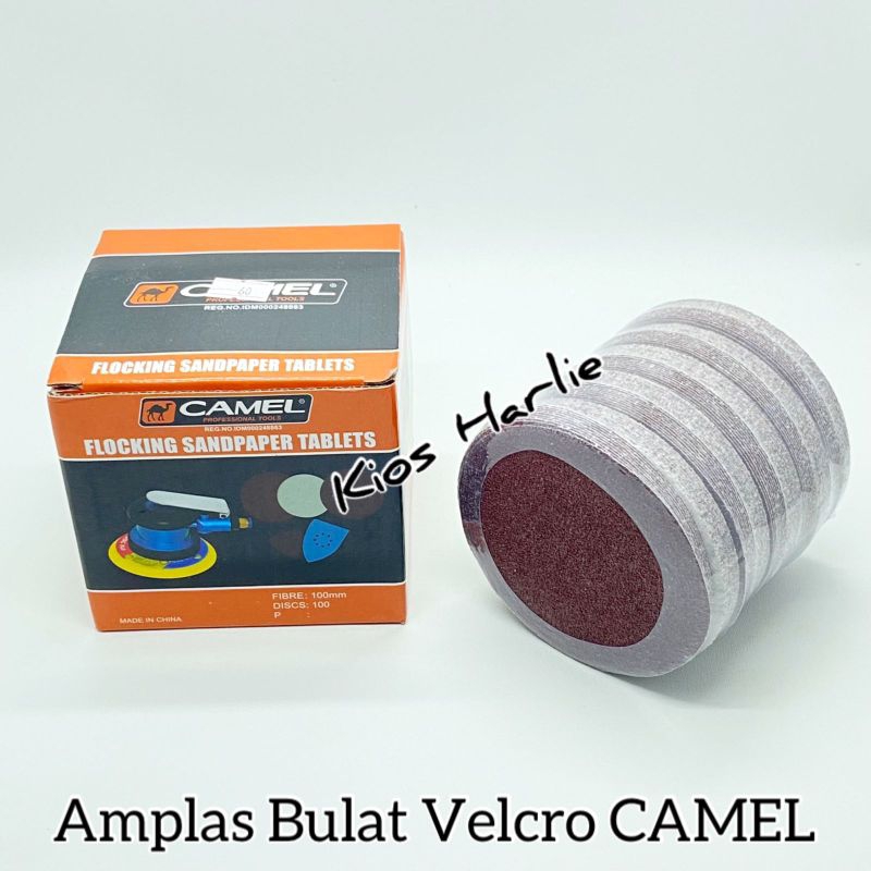 amplas bulat camel, amplas bulat velcro, amplas bulat