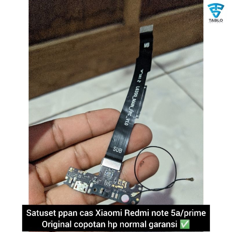 satu set papan cas konektor Xiaomi note 5a note 5a prime ori Copotan hp
