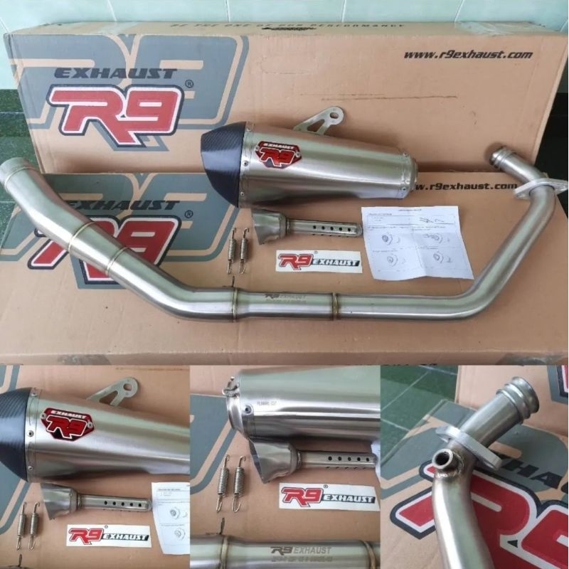 KNALPOT R9 ZETA CBR 150R K45G K45R K45N K46 dan NEW CB 150R ORIGINAL