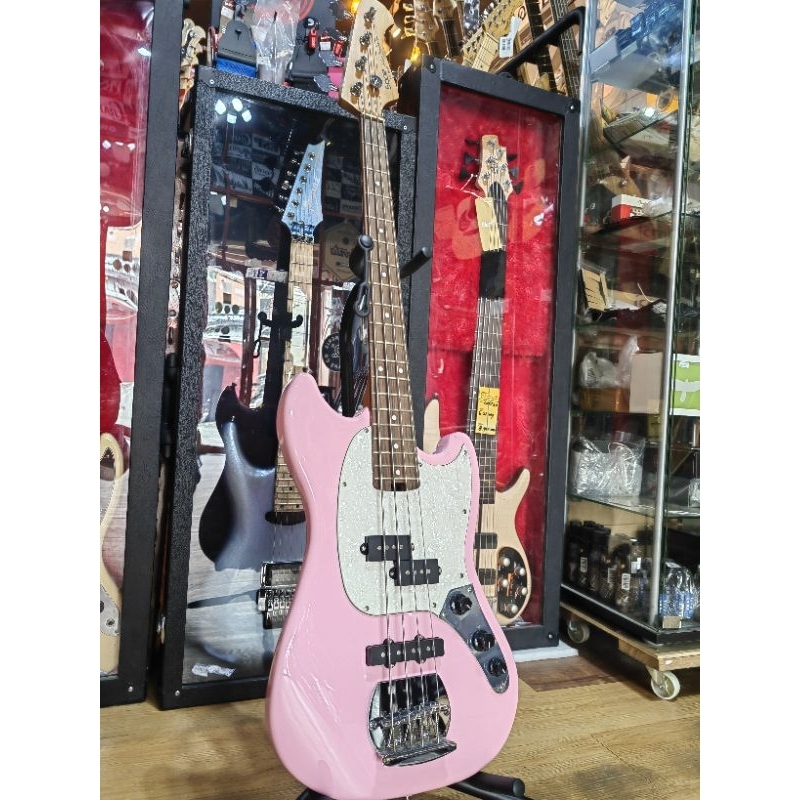 Bass SQOE SPJ400 Mustang Short Scale Roasted Maple