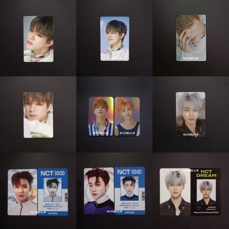 Photocard Id Deco Brochure Beyond Live NCT Dream Id card Photo Concept Universe Pc Dicon Dfesta 102 