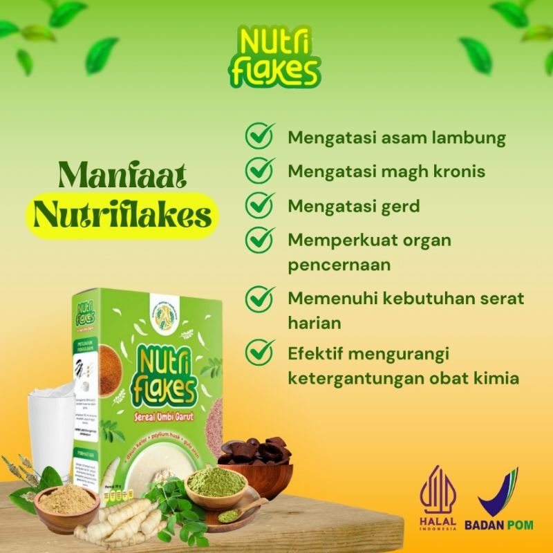 

Nutrifalkes Sereal Umbi Garut & Daun Kelor - Asli Original Ampuh