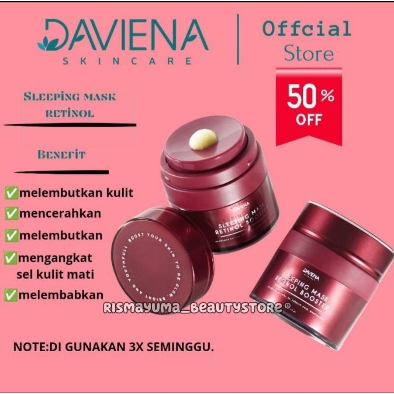 RETINOL BOOSTER DAVIENA SKINCARE garansi ORI