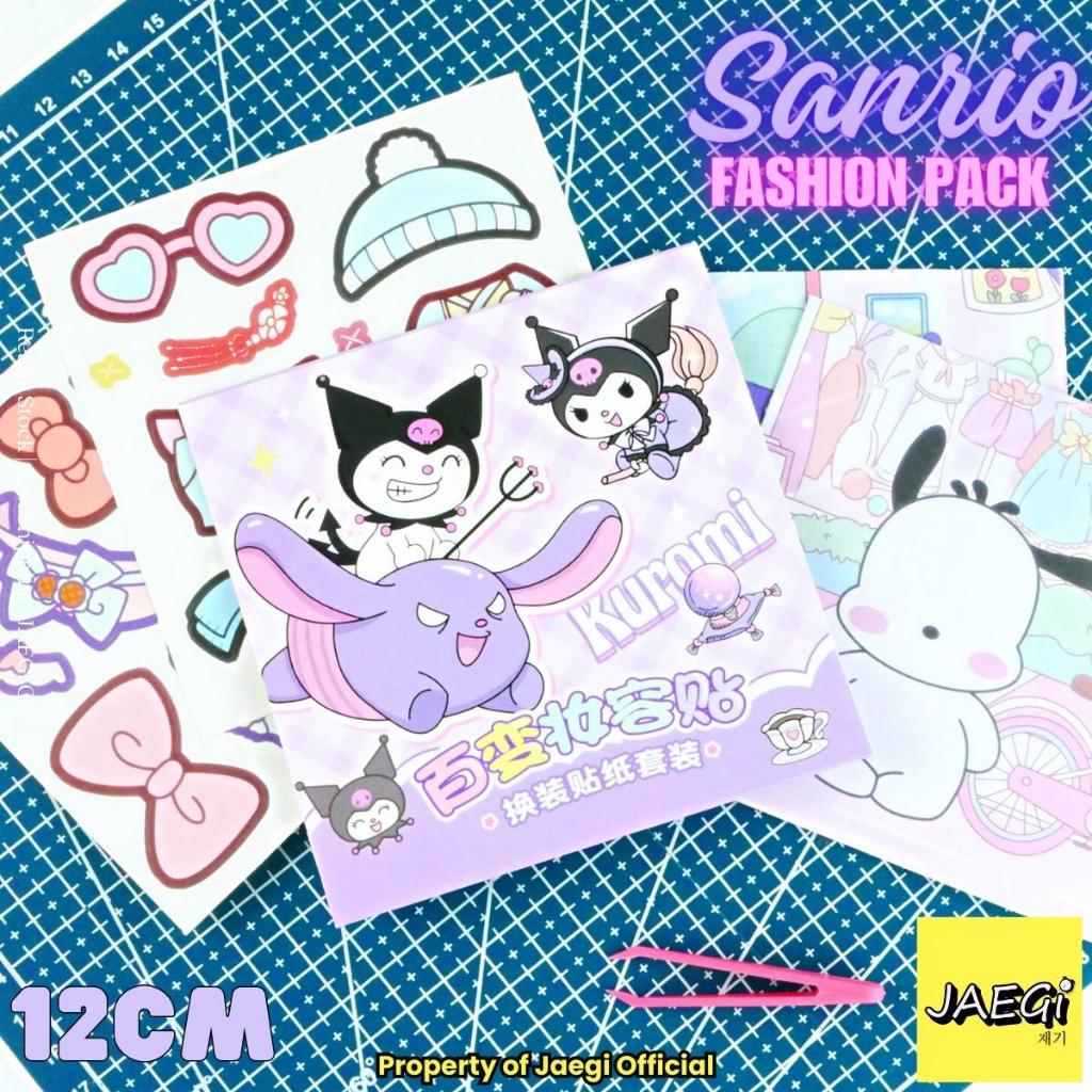 

JAEGi - Sanrio Sticker Pack Premium Stiker Kuromi Fashion 12 Cm