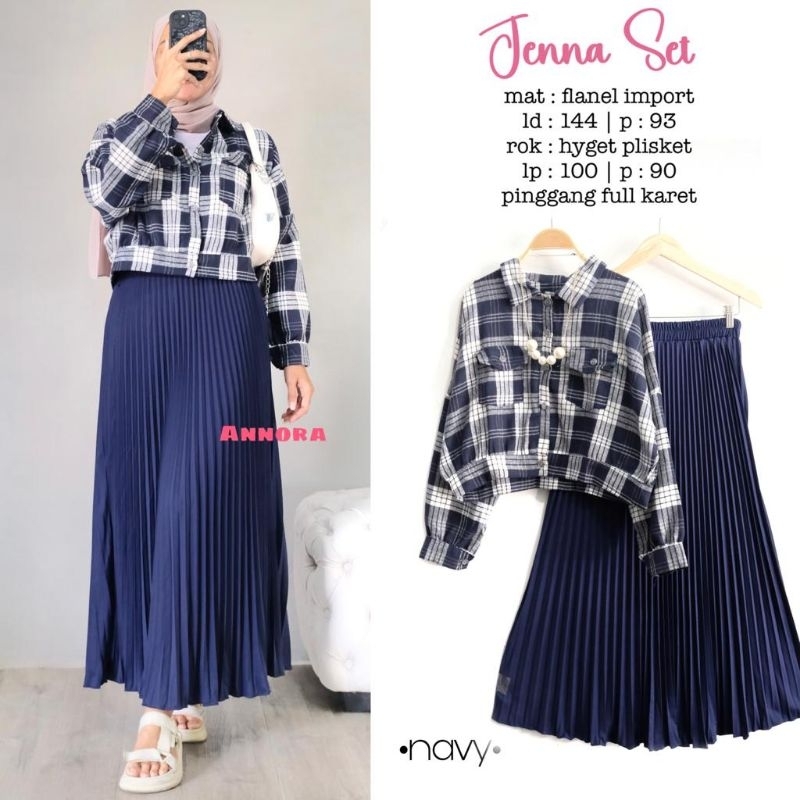 setelan rok wanita jenna by Annora
