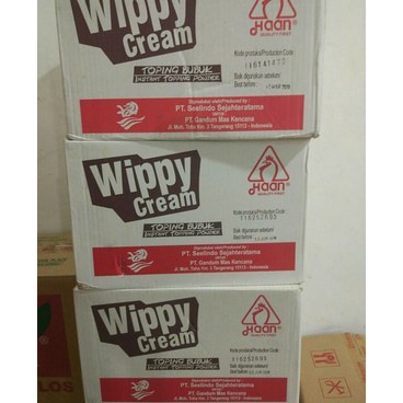 

Kirim Langsung wippy cream / whipping / whipped whip cream HAAN 400 gram BUBUK