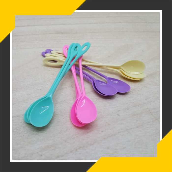 

Jual Sendok Teh Pelangi / Sendok Plastik 12pcs Limited