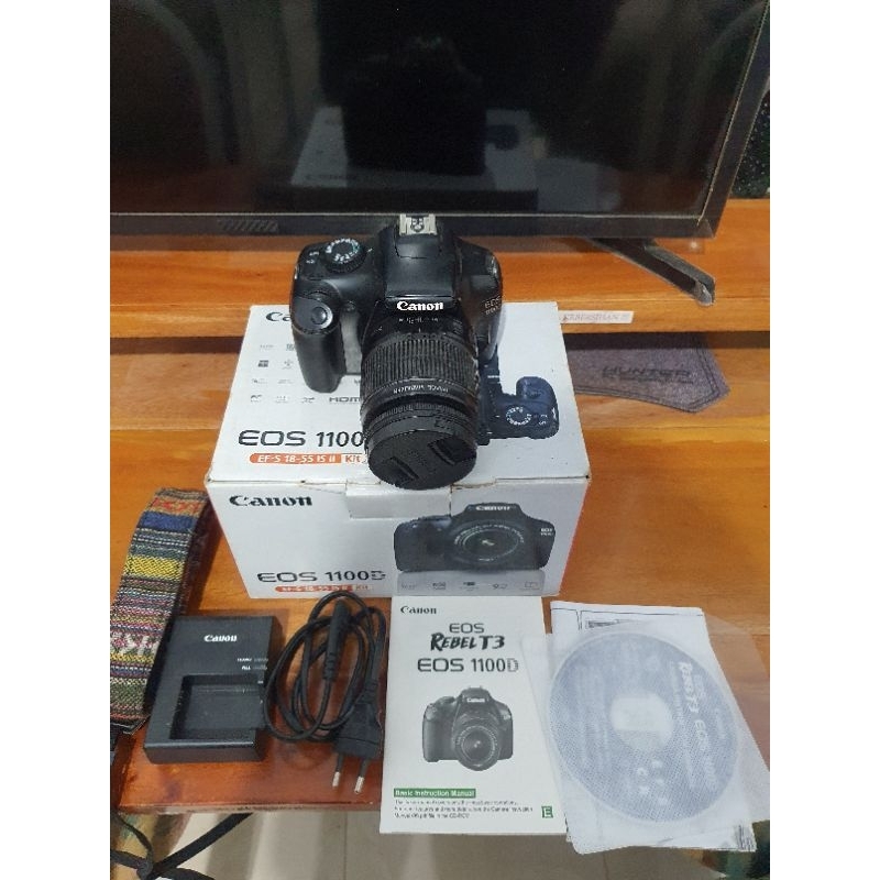 kamera dslr canon eos 1100D fullset termurah