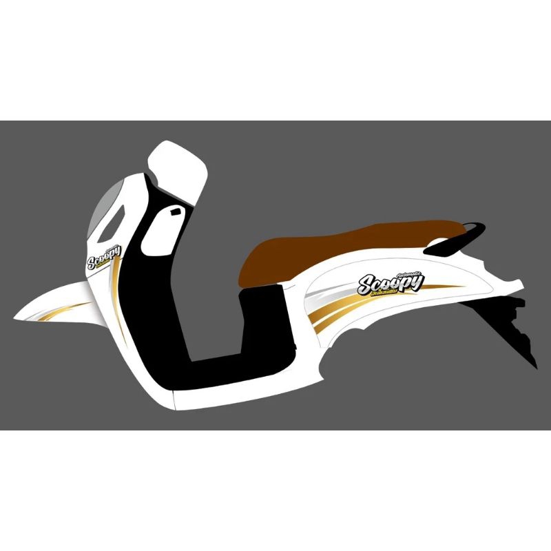 STICKER STRIPING SCOOPY PRESTIGE 2021 SCOOPY 2022 TRANSPARAN CUSTOM SPECIAL LIST THAILAND