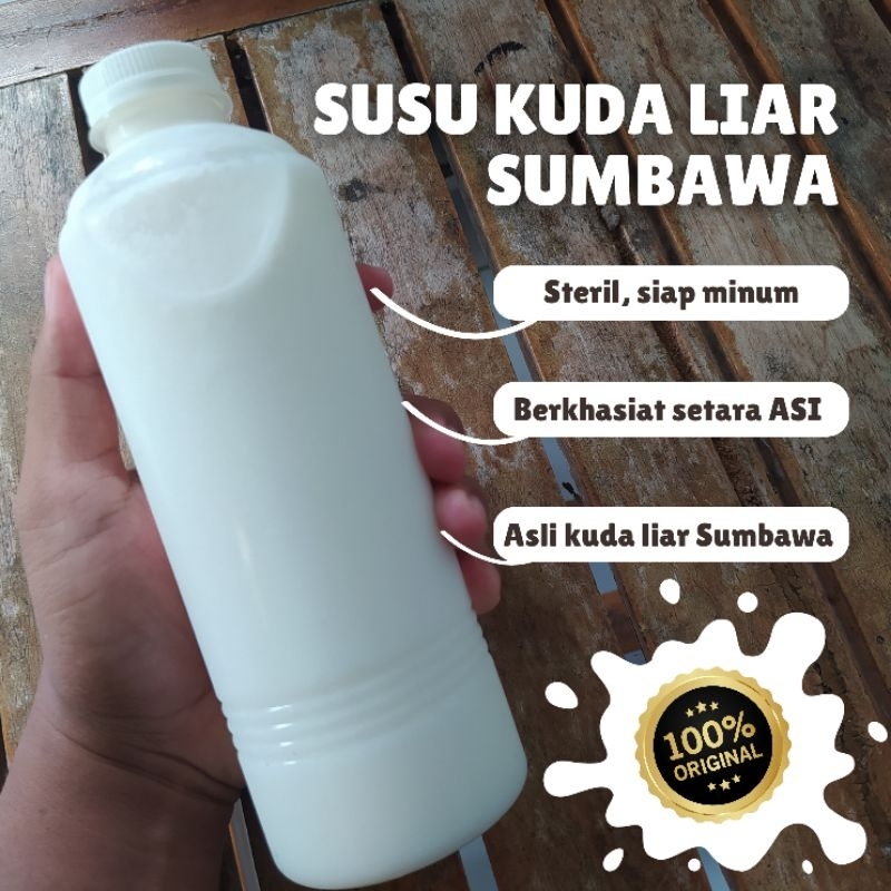 

Susu Kuda Liar Sumbawa Asli Kemasan 500 mL