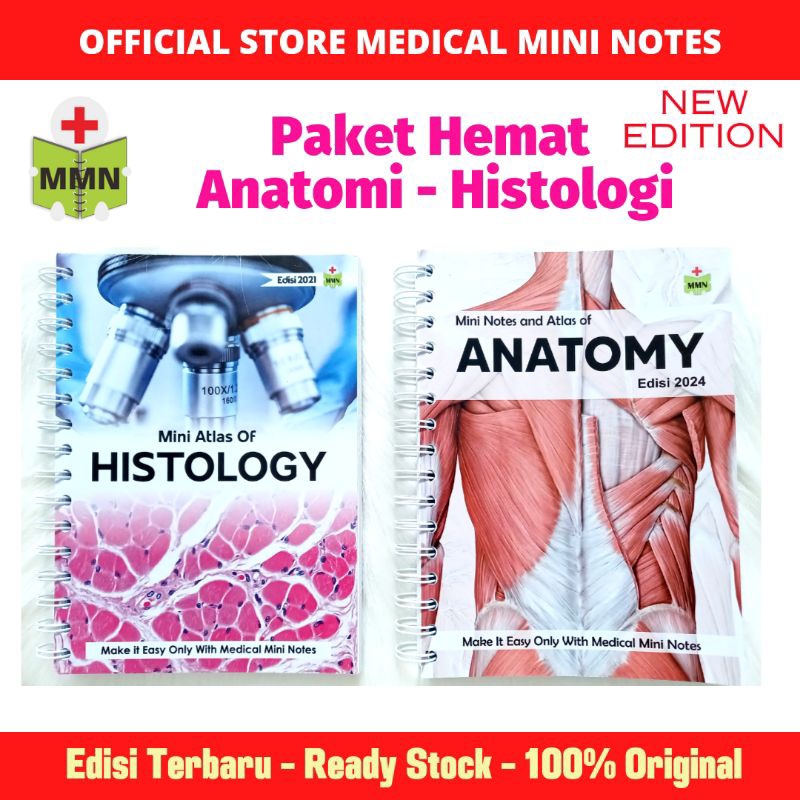 Update Termurah | Paket Hemat Anatomi Histologi | Atlas Anatomi Histologi Berwarna