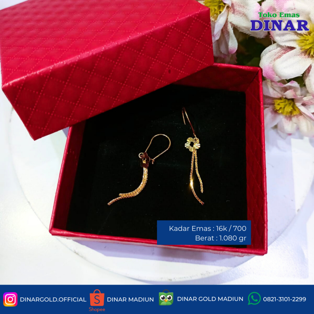 ANTING SANTA MDL PANJANG SLP 16K 700 - EMAS TUA -