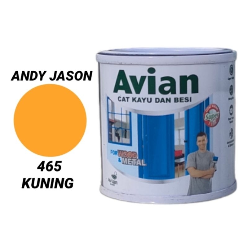 

CAT MINYAK AVIAN / CAT KAYU & BESI / NO 465 KUNING KEMASAN 100CC