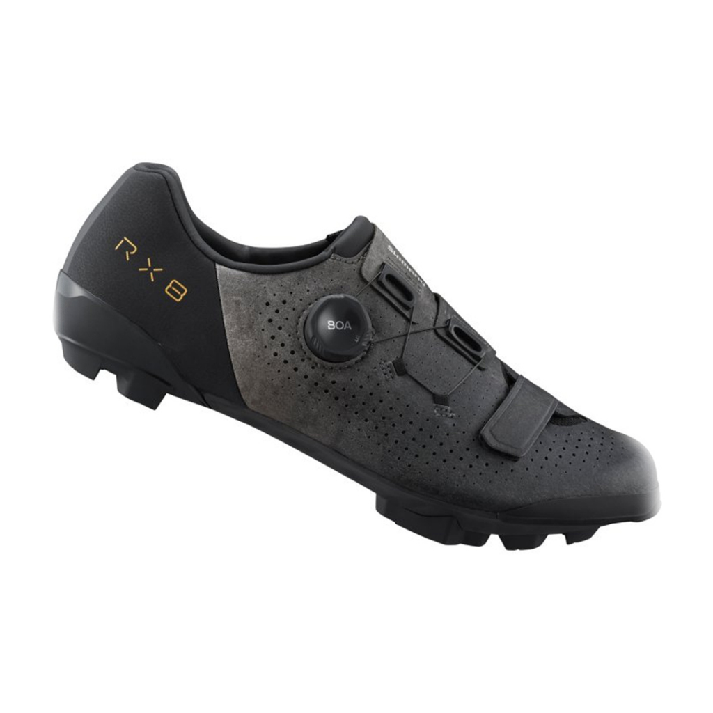 Sepatu Sepeda Shimano Rx801 Cleat Mtb Wide Black