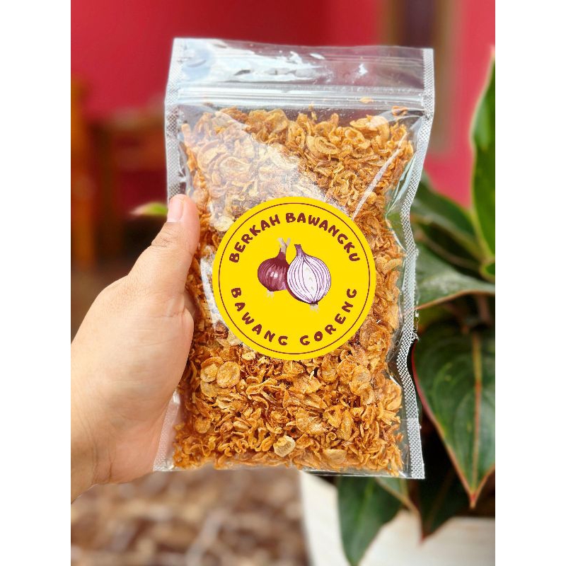 

Bawang Goreng Asli Renyah Kriuk Gurih 100 gr Premium