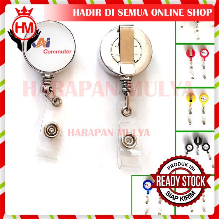 ID Card Yoyo KAI Commuter Gantungan ID Card Holder Logo KAI Commuter - Harapan Mulya