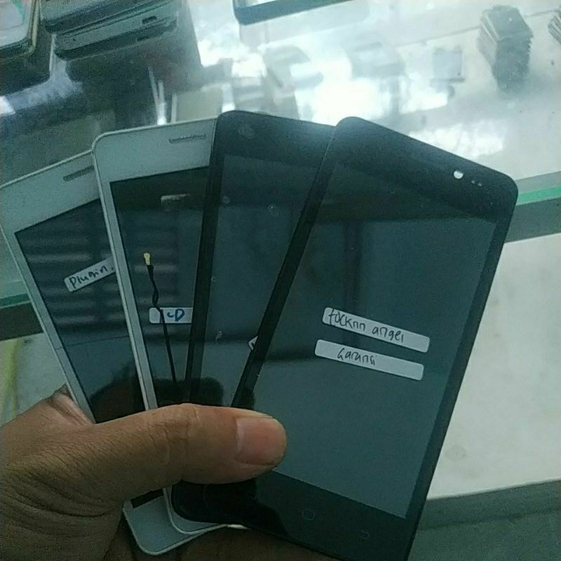 lcd bekas andromax a/b minus touchscreen