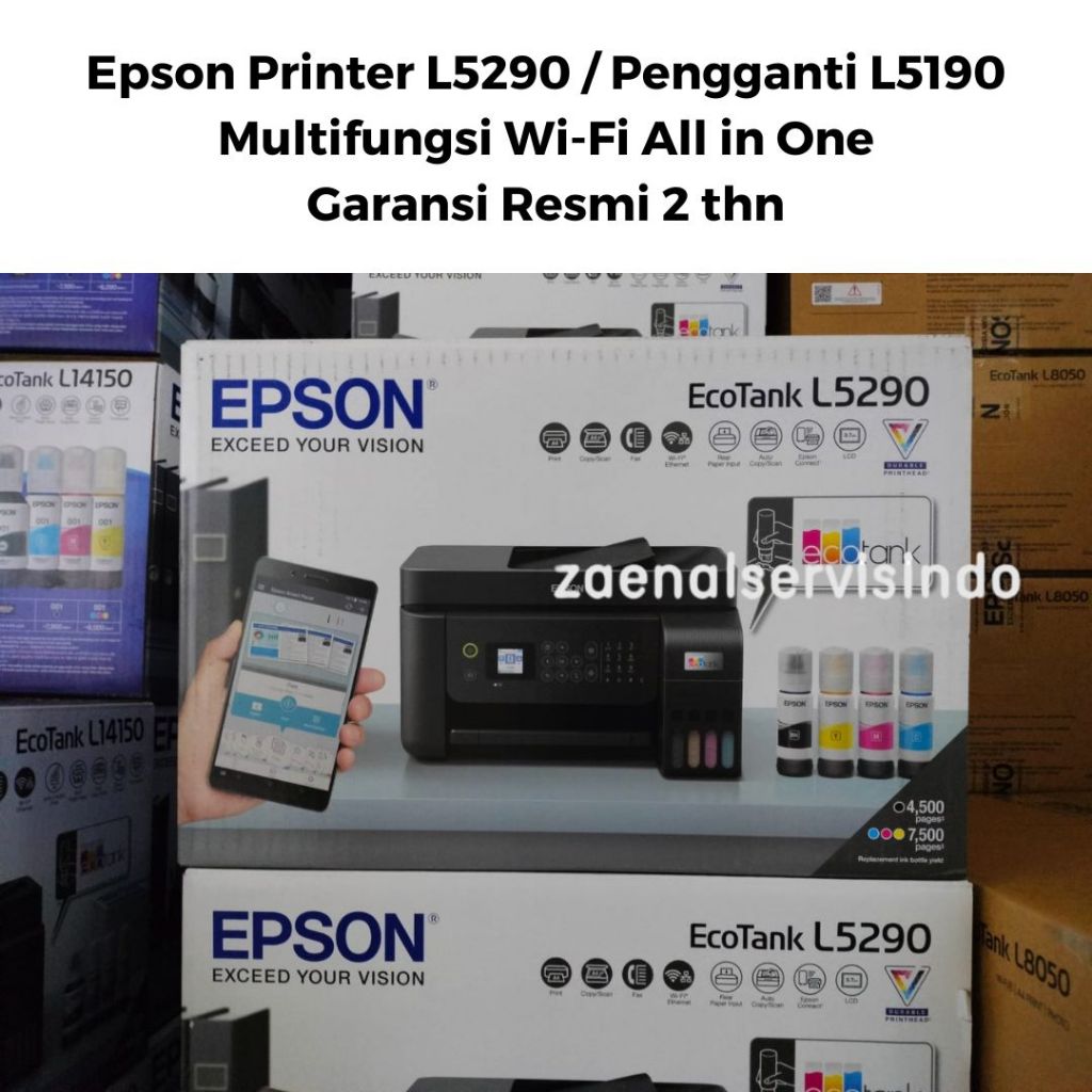 Epson Printer L5290 / Pengganti L5190 Multifungsi Wi-Fi All in One