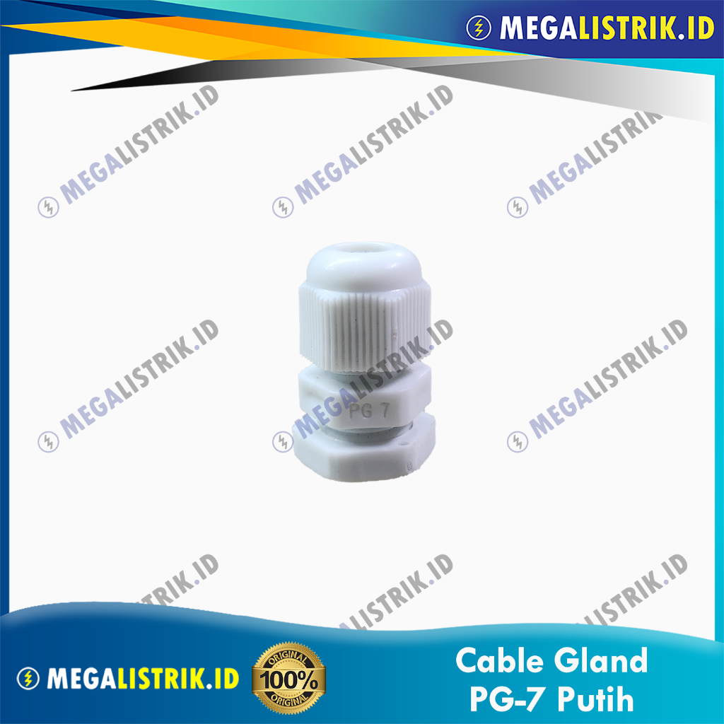 PG-7 CABLE GLAND / WATERMUR KABEL PG7 / WATERMOOR NYLON PVC 3.5-6 MM