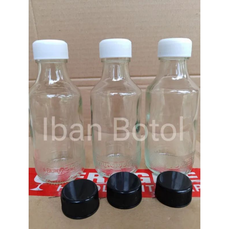 Botol kaca 150ml / Botol kaca You C 1000 tutup plastik luar dalam