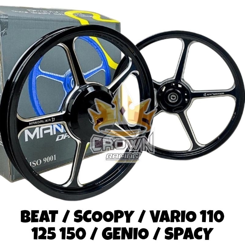 Velg Power Mandalika Ring 17 Beat / Scoopy / Genio / Spacy / Vario 110 125 150
