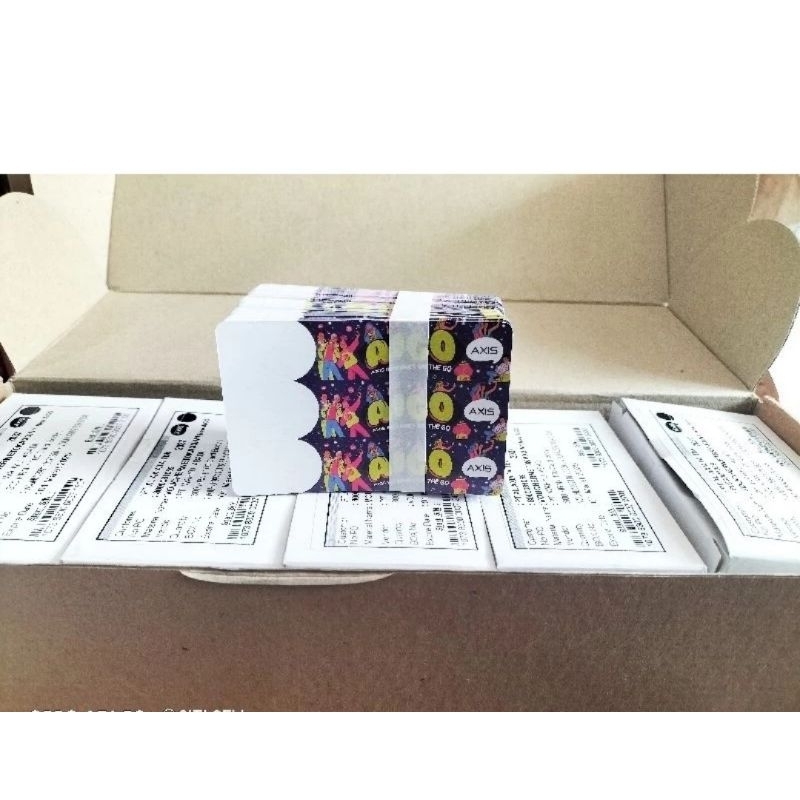 Voucher Axis Aigo kosong bahan injek cover terbaru (3in1)