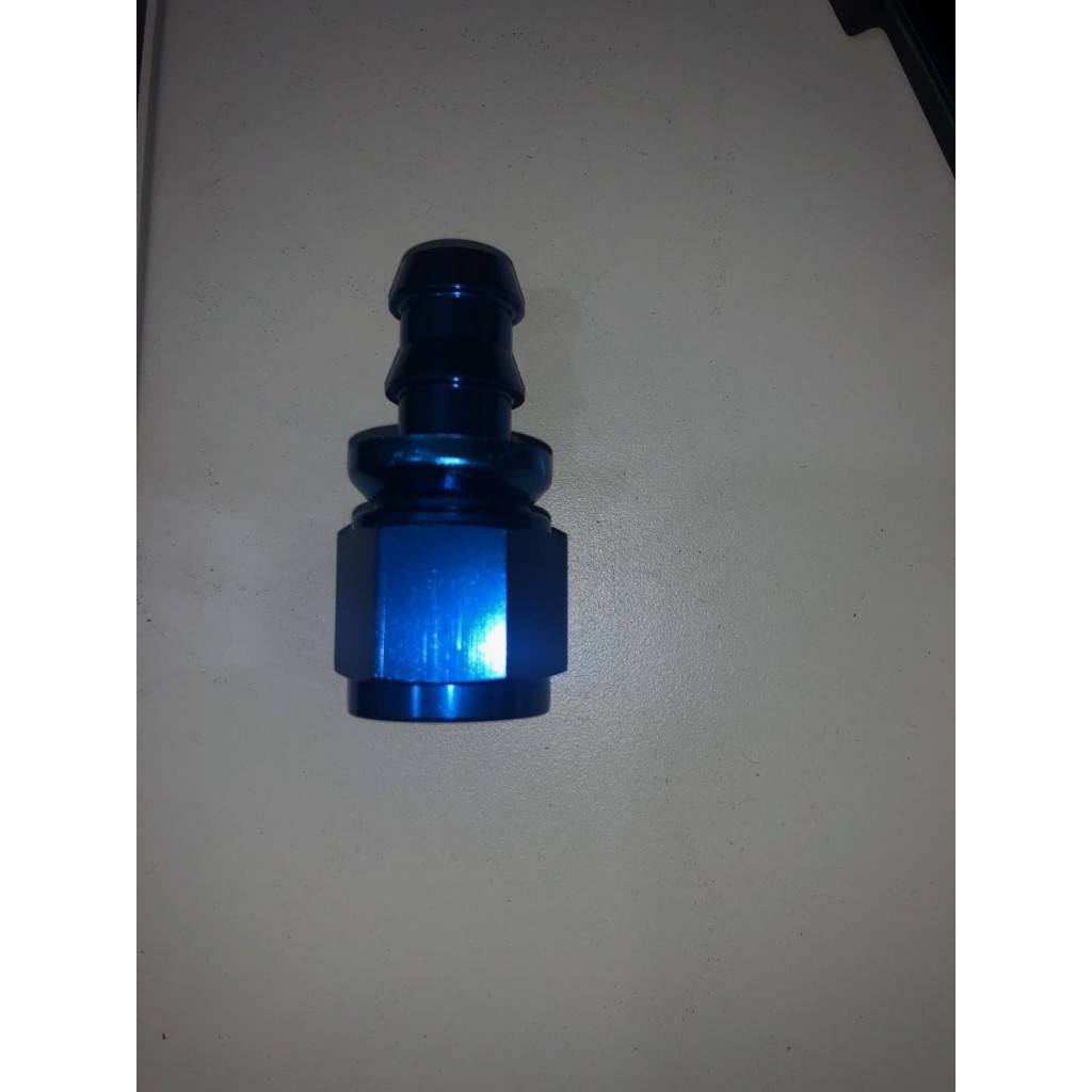 Straight -8AN 10 mm. Push-On Barb Fitting AN8