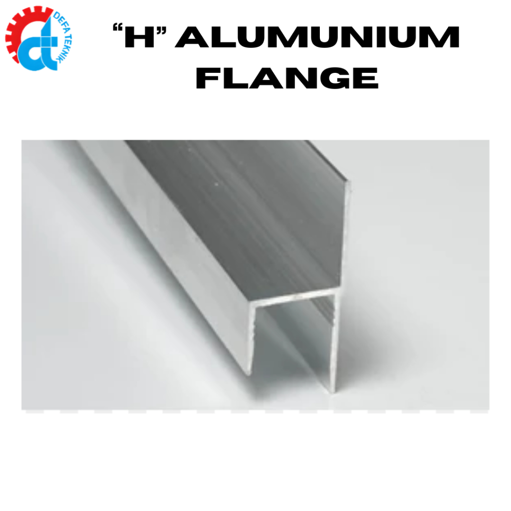 H Alumunium Flanges /Sambungan Ducting PU/ ukuran 4 meter