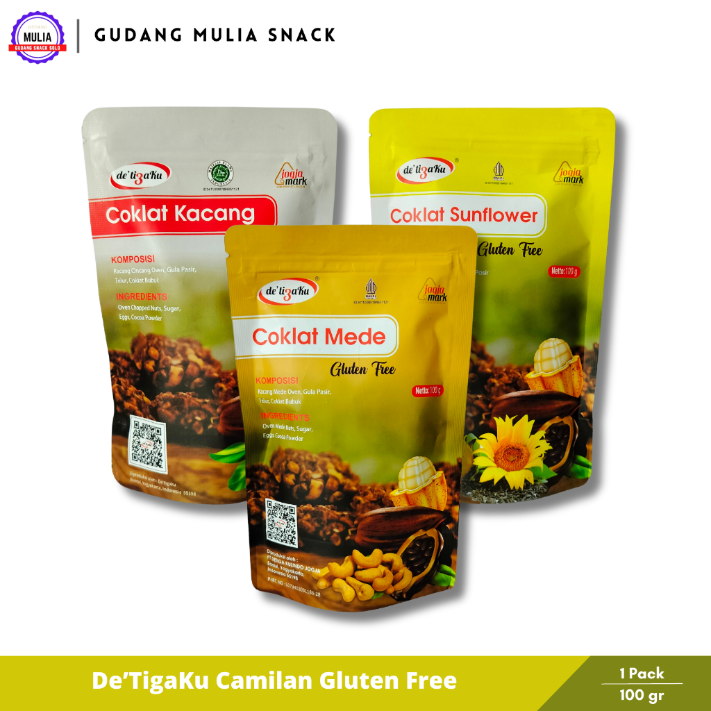 

Detigaku Coklat Kacang Mede Sunflower 100 Gram