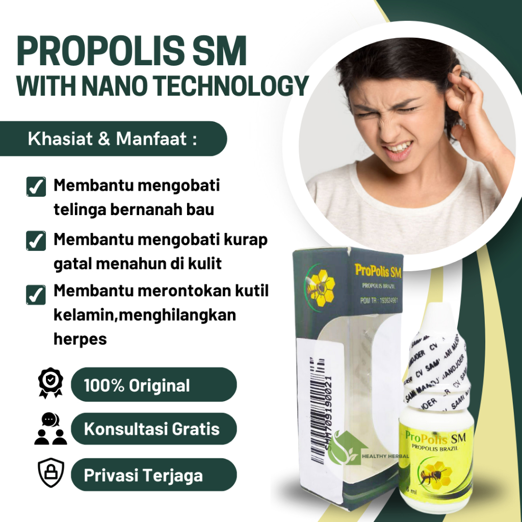 Obat Herbal Infeksi Telinga - Sakit Gatal Aman Untuk Anak