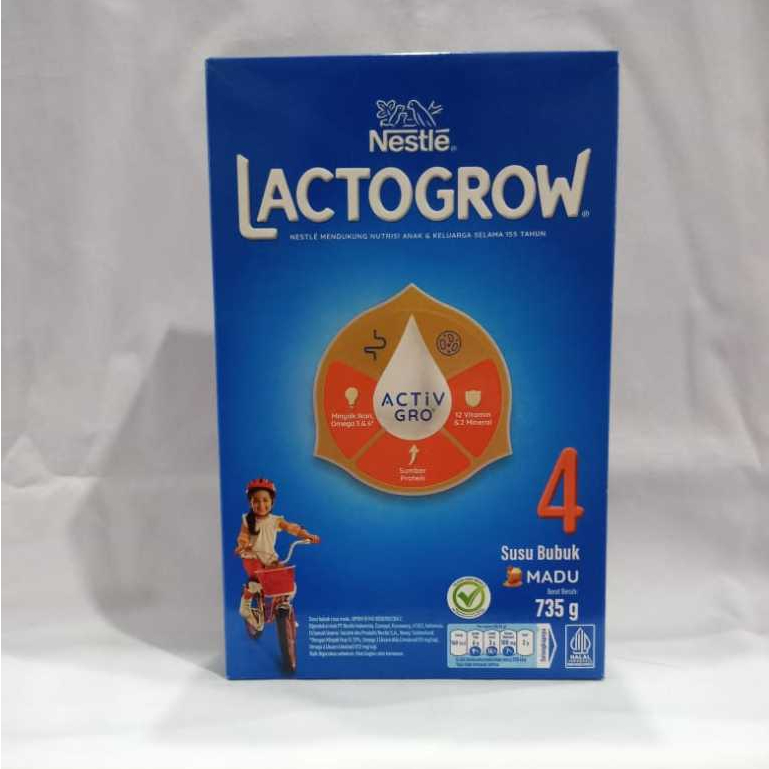 Lactogrow 4 Madu, 735gr