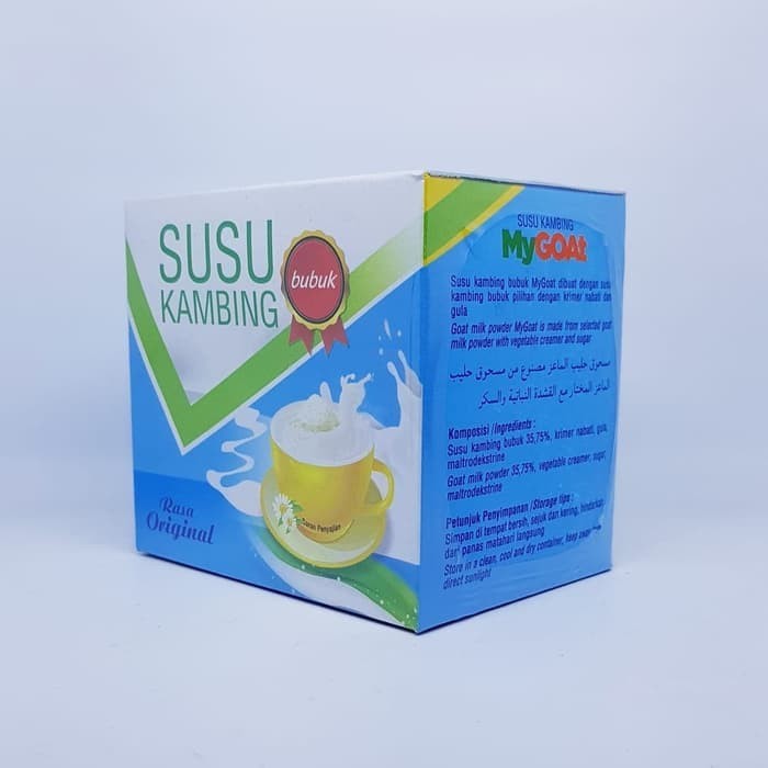 

MyGoat mygoat Susu Kambing dengan crimer nabati dan gula 10 sachet