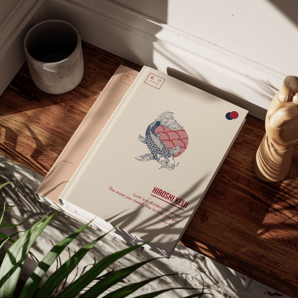 WFH Set [Icon Series] Notebook Custom / Notebook Hadiah Ulang Tahun / Kado Cowok / Notebook Custom A