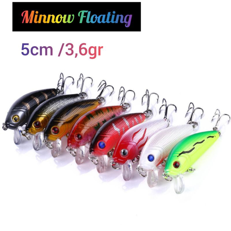 hengjia minnow 5cm/3,6 gram floating