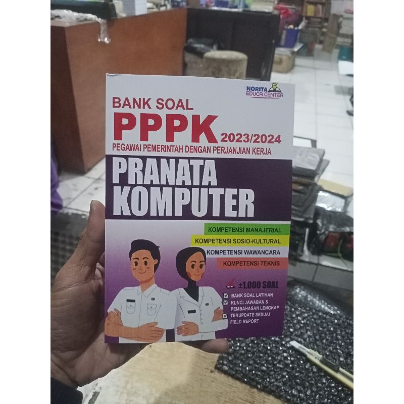 buku terbaru soal pppk pegawai pemerintah dengan perjanjian kerja pranata komputer tahun 2023 2024